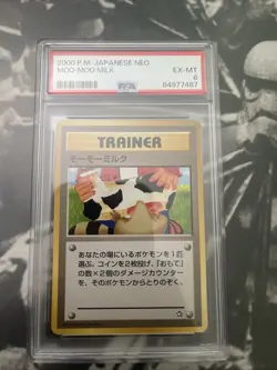 Pokemon 2000 Japanese Neo Moo-Milk PSA 6 - Image 1