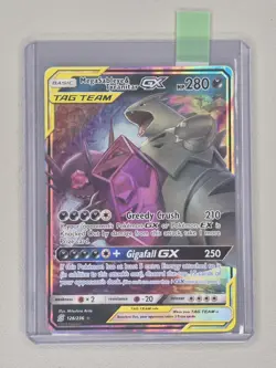 Pokemon TCG Mega Sableye And Tyranitar GX 126/236 Unified Minds Holo Rare Mint - Image 1