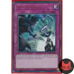 Yugioh Witch's Strike MP20-EN035 Ultra Rare 1st Edition NM - Image 1