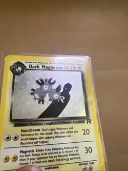 Pokemon Dark Magneton TCG Holo Rare Card 11/82 Unlimited - Image 2