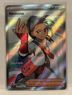 Pokemon Card Nemona 229/091 Paldean Fates - Near Mint - Image 1
