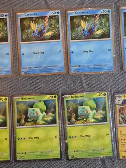 Pokemon Black Star Promo Card Lot Squirtle Charmander Bulbasaur Carvana Belibolt - Image 3