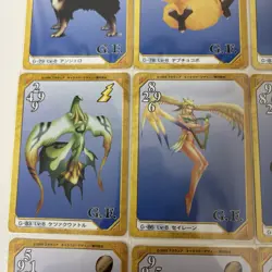 Final Fantasy VIII 8 Triple Triad 1999 Set of 13 G.F. card Carddass Masters - Image 4