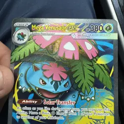 Mega Venusaur EX 155/132 Mega Evolution ENGLISH Pokemon TCG Card - Image 3