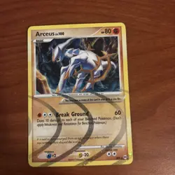 Pokemon Card Arceus Lv. 100 2009 Platinum Arceus AR8 Holo LP - Image 1