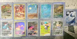 Lot of 11 Pokemon Illustration Rare Holo Cards NM/M - No Duplicates - Image 1