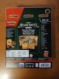 Pokemon TCG, Ninetales EX, Deluxe Battle Deck Box, 60 Cards Deck, Ready For Play - Image 2
