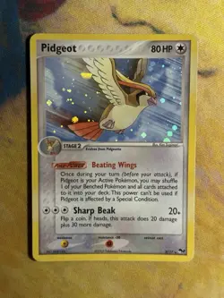 Pidgeot 2/17 Pokemon Promo Pop Series 2 Holo Rare Ex Era 2006 Card MP - Image 2