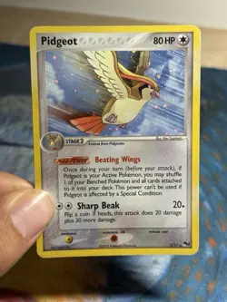 Pidgeot 2/17 Pokemon Promo Pop Series 2 Holo Rare Ex Era 2006 Card MP - Image 3