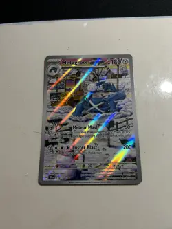 Pokemon TCG Metagross 178/162 Temporal Forces Holo Card Illustration - Image 1