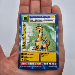 Brachiomon St-106 Digimon Swedish Promo Card TCG Rare Digi-Battle Bandai NM - Image 3