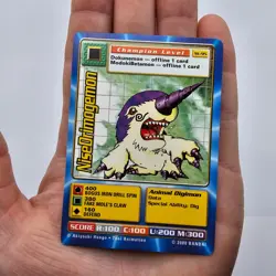 NiseDrimogemon St-95 Digimon Swedish Promo Card TCG Rare Digi-Battle Bandai NM - Image 3