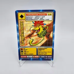 Vegiemon St-98 Digimon Swedish Promo Card TCG Rare Digi-Battle Bandai LP - Image 1