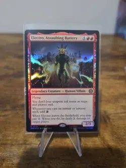 Electro, Assaulting Battery (Extended Art) Marvel's Spider-Man Foil - Image 1