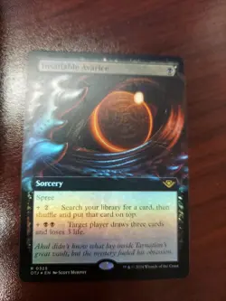Insatiable Avarice (Extended Art) Outlaws of Thunder Junction Foil - Image 1