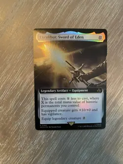 🔮 MTG: Excalibur, Sword of Eden (Extended Art): Assassin's Creed Foil - Image 1