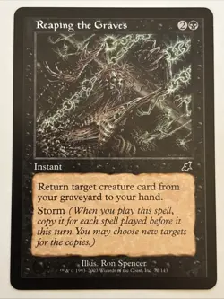 MTG Scourge Reaping the Graves 72/143 LP - Image 1