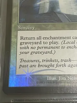 mtg 1999 URZA'S DESTINY Foil REPLENISH Quads 9.5 BGS PSA - Image 5
