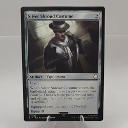 MTG Silver Shroud Costume - Fallout Commander #142 NM 🔥 - Image 1