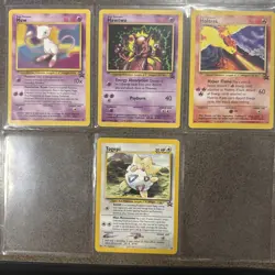 Black Star Promos - Pokemon Regular - Mew, Mewtwo, Togepi, & Moltres - Image 1