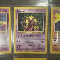 Black Star Promos - Pokemon Regular - Mew, Mewtwo, Togepi, & Moltres - Image 3