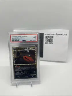 Pokemon 2010 Houndoom Prime 82/90 Holo Heart Gold Soul Silver Undaunted PSA 9 - Image 1