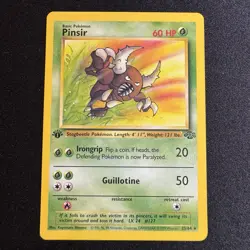 1999 1st Edition Pinsir 25/64 Jungle Pokemon Card TCG WOTC - Image 1