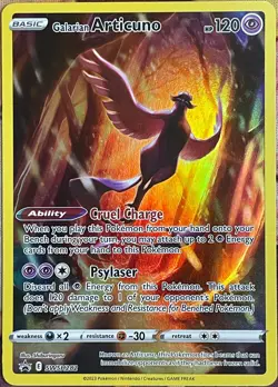 Galarian Articuno Black Star Promo - SWSH282 - Sword & Shield Pokemon 2023 - Image 1