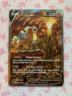 Pokemon TCG Entei V GG36/GG70 CZ: Crown Zenith Holo NM - Image 1