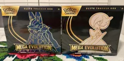 Pokemon Center Mega Evolution Gardevoir & Lucario ETB Elite Trainer Box Set Of 2 - Image 1
