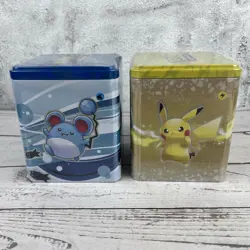 Lot Of 2 - NEW 2022 Pokemon Stacking Tin Sword & Shield Electric 3 Packs - Image 3