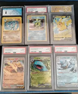 lotto carte pokemon gradate Mix PSA 10 ARKEZON 9 CGC 8 - Image 1