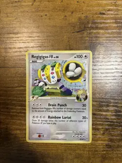 Regigigas - 9/147 Holo Rare Supreme Victors Pokemon 2009 - LP/MP - Image 1