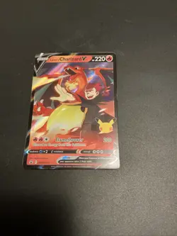 Pokemon Lance’s Charizard V SWSH133 Promo Holo Ultra Rare NM - Image 1