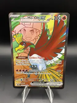 Pokemon Ethan’s Ho-Oh ex 209/182 SV10: Destined Rivals Full Art Pokemon TCG NM - Image 1