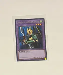 Yu-Gi-Oh! Dragoness The Wicked Knight #LOB-EN086 Rare (25th Anni) NM + Bonus - Image 1