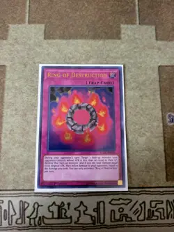 YUGIOH TCG RING OF DESTRUCTION LCKC-EN050 ULTRA 1ST EDITION - Image 1