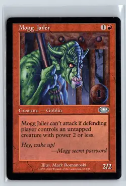 MOGG JAILER - Planeshift - MTG Magic the Gathering Card - Uncommon - Image 1