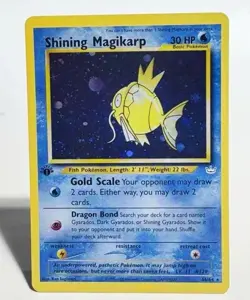 Shining Magikarp 66/64 Neo Revelation Holo Rare Pokemon Card LP+/NM - Image 1