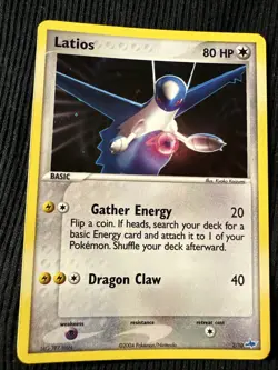 Pokemon TCG Latias 4/10 .Latios 2/10 Holo MP EX-Era Card - Image 1