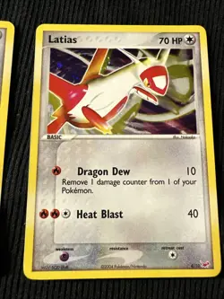 Pokemon TCG Latias 4/10 .Latios 2/10 Holo MP EX-Era Card - Image 2