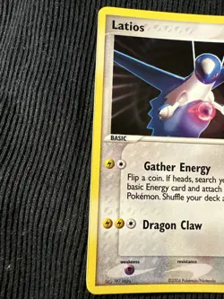 Pokemon TCG Latias 4/10 .Latios 2/10 Holo MP EX-Era Card - Image 3