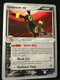 Umbreon ex 112/115 Jimmy Ballard World Championships 2006 Pokemon Card - Image 1