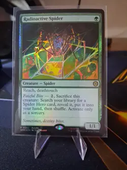 RADIOACTIVE SPIDER Marvel's Spider-man SPM Magic MTG CARD FOIL 0285 - Image 1