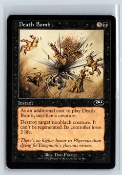 DEATH BOMB - Planeshift - MTG Magic the Gathering Card - Common - Image 1