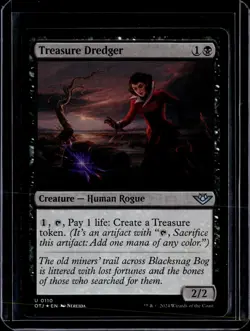 Treasure Dredger - 110 - Foil - OTJ - NM - MTG Magic the Gathering - Image 1