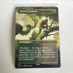 Hunting Grounds Borderless Regular - Dominaria Remastered MTG #445 - Image 1