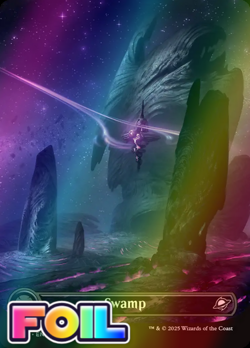 x1 Swamp FULL ART BASIC LAND FOIL EOE Edge of Eternities MTG 264 M/NM 1x - Image 1