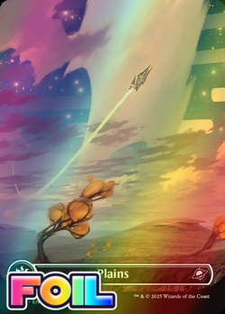 x1 Plains FULL ART BASIC LAND FOIL EOE Edge of Eternities MTG 262 M/NM 1x - Image 1