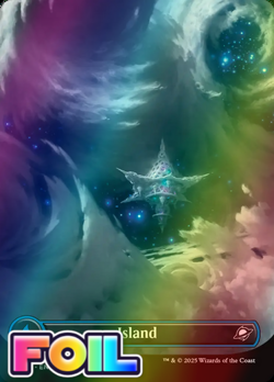 x1 Island FULL ART BASIC LAND FOIL EOE Edge of Eternities MTG 263 M/NM 1x - Image 1